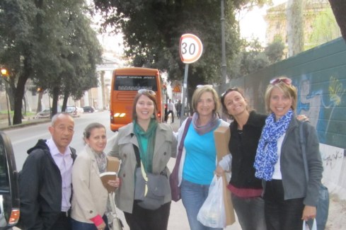 Our tour group with Hugo and Maria and Julia, our guide